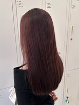エクファ ヘア リゾート 大津 瀬田店(ex-fa hair resort)&nbsp;ミルクティーブロンド/ダークブルー/デジタルパーマ/大津/瀬田