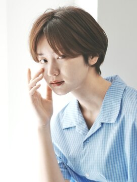 インセプション 銀座(INCEPTION) 切りっぱなしショート・ボブ/絶壁解消/前髪なし/40代/30代/丸顔