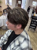 アローズ 荒尾店(arose)&nbsp;夏はハイライトで明るく！パーマで色気をアップ！