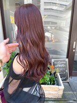 アトレ アネックス(attrait ANNEX)&nbsp;ロングヘアをピンクカラーで柔らかく仕上げる