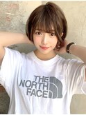 ひし形 好印象◎小顔 エッジショートくびれセミディ横浜