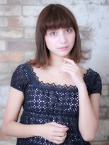 メロリッチ(MELLORICH)&nbsp;アッシュベージュ×外ハネミディアムボブ