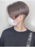 【morio 原宿】刈り上げハンサムショート　前下がり　前髪なし