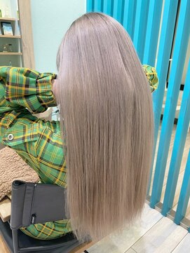 ヘアーメイクオズ(hair make O/S) ヘアメイクオズ&佐藤魁斗　ミルクティーグレージュ
