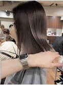 バレイヤージュハイライトグラデーションカラー白髪ぼかし