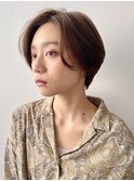 小顔ハンサムショート