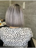 ☆ホワイトバレイヤージュ × ボブ☆