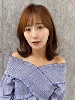 ルームバイシー 新宿(Loom. by Sea) 韓国風前髪×ショコラアッシュ【髪質改善/新宿/ふんわりカール】
