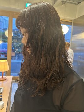 オーガニック リブ 川越(organic+live) 20代30代40代くせ毛風パ-マ大人可愛いナチュラルニュアンスパ-マ