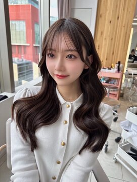 アフロートリノ(AFLOAT Leino) 大人可愛い韓国ヘア　レイヤーカット　くびれヘア　ヨシンモリ#