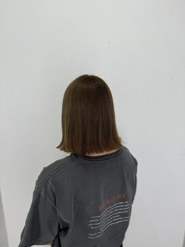 シエル 立川店(CIEL) 【CIEL 佐藤】ダブルカラー　ミルクティーベージュ