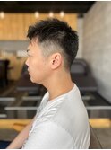 MEN'SHAIRアッシュブラックベリーショート