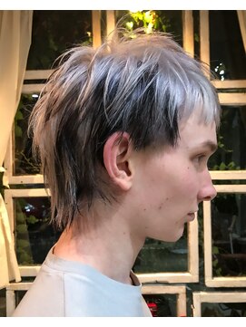 チクロ(ticro) 【チクロ】メンズウルフホワイトカラーハイライト