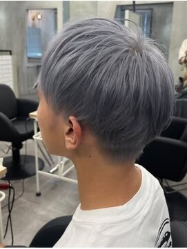 ナンバーウルス 名駅店(N° ulus) 【number ulus】ショート×ダークグレー×メンズ王道