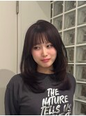 似合わせカット レイヤーカット ラベンダーグレージュ