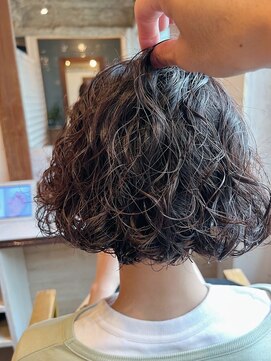 ラレイ ハラジュク(Lalei harajuku) 原宿ボブスパイラルパーマボブパーマニュアンスパーマ原宿パーマ