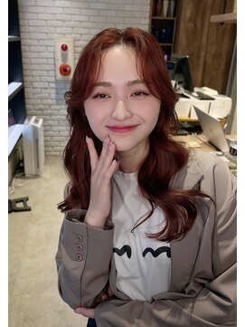 メゾンドムニ 恵比寿(Maison de MUNi) 10代20代30代大人可愛い韓国風センターパートくびれ顔周りカット