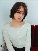 レイヤーたっぷりボブウルフスタイル