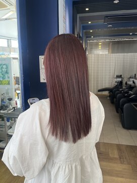 コワファースト 大分(COIFF1RST) ピンクブラウンカラー