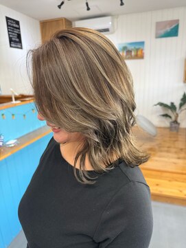 ピニャ(PiiNYA) 極細！ラテベージュハイライト☆