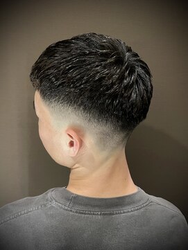 ヒロギンザ 六本木店(HIRO GINZA) 濡れパン フェード クロップ