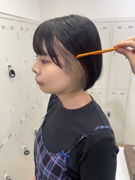 アッシュ 下北沢店(Ash) イヤリングカラーホワイトベージュ