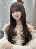 韓国ヘア レイヤーカット ワンホンヘア