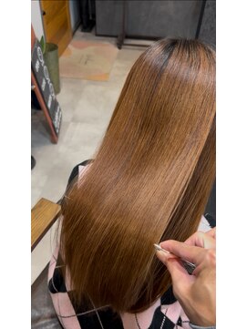 ティック 福井鯖江店(tic.) 韓ドル級ツヤ髪×ナチュラルストレート