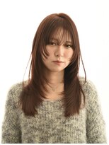 ヌーディー(NUDIE)&nbsp;レイヤーカット/ボルドー