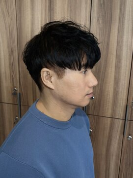 ガリカ 博多(Gallica) <ゲスト>刈り上げツーブロックにニュアンスマッシュ