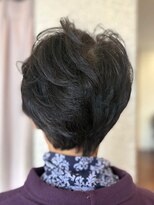 クロス(CROSS)&nbsp;大人ショート/ひし形／60代70代/ミセスヘア