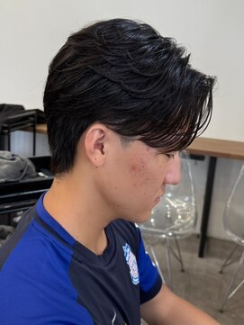 エルマーク 松山(L-MARK) マッシュヘア/フェザーパーマ/メンズヘア/men's