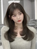 マウル ナゴヤ 名駅(MAEUL NAGOYA) 高めレイヤー ワンカール 薄めぱっつん 『桔川恒』