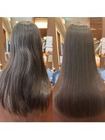 縮毛矯正・髪質改善カラー専門店 AMI a BELL Haru-Ru【4月14日OPEN(予定)】 【感動のツヤ】広がりを抑えた、触りたくなる極上ストレート