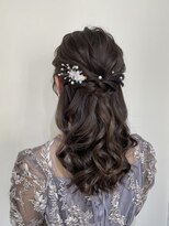 ヘアセットサロン クリアリティ(clarity) サイドまとめハーフアップ