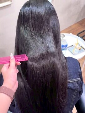 ヘアプレイスソル (HAIR PLACE SoL) 髪質改善/艶髪ダークブラウン/ストレート