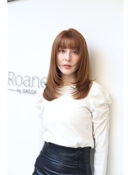 ロアネ バイ バサ 都立家政店(Roane by BASSA) レイヤー/ロングレイヤー/顔回りカット/顔回りレイヤー