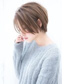 Say.ショートくびれショートひし形ショートウォームベージュ前髪