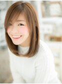 うざバングがPOINT♪透明感☆ストレートa