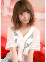 マーリャヘアー(mallia hair) ラフさと甘さが可愛い小顔ボブ