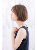 伸ばしかけにも◎ナチュラルかわいい丸みショート