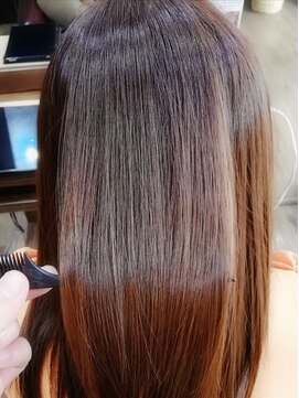 プラス(PLUS) 【最光色】イルミナカラー+【髪質改善】質感矯正ミネコラ