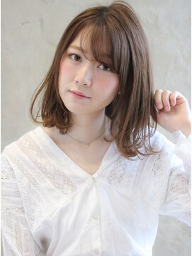 アフロート ルヴア(AFLOAT RUVUA) AFLOAT RUVUA新宿　京佳『伸ばしかけも可愛く！扱いやすいロブ』