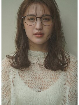 レジュアル(RESSUAL) 前髪　くびれミディ　イヤリングカラー　ラベンダーカラー