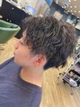 アグ ヘアー タルト 青葉通り店(Agu hair tart) ツイストスパイラルパーマをワックスとジェルMIXで仕上げてます