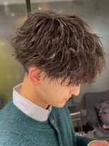 ザ サードヘアー 津田沼 (THE 3rd HAIR) 波巻きスパイラルパーマ　王道刈り上げマッシュ
