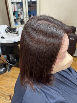 フローフォーヘア(flow For Hair) 透明感なグレイカラー