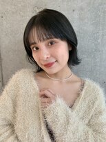 フォルテ 横浜店(FORTE)&nbsp;ロングヘア、グレージュカラー、ココアベージュ、黒髪縮毛