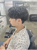 パーマ職人Ryu重め波巻きスパイラルパーマメンズ