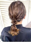 編みおろし ヘアセット ヘアアレンジ